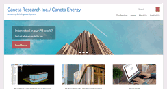 Desktop Screenshot of canetaenergy.com